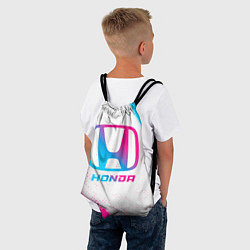 Рюкзак-мешок Honda neon gradient style, цвет: 3D-принт — фото 2