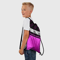 Рюкзак-мешок Fortnite pro gaming: символ сверху, цвет: 3D-принт — фото 2