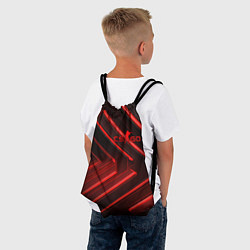 Рюкзак-мешок Red neon CS GO, цвет: 3D-принт — фото 2