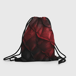 Рюкзак-мешок Black red texture, цвет: 3D-принт