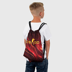 Рюкзак-мешок CS GO fire logo, цвет: 3D-принт — фото 2