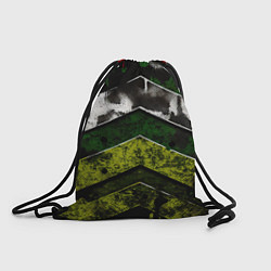 Рюкзак-мешок Абстрактные камуфляж, цвет: 3D-принт