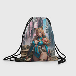 Рюкзак-мешок Девушка с экстрасенсорными способностями, цвет: 3D-принт