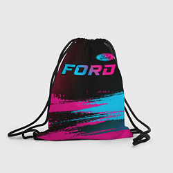 Мешок для обуви Ford - neon gradient: символ сверху