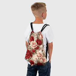 Рюкзак-мешок Розы паттерн, цвет: 3D-принт — фото 2