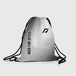 Рюкзак-мешок Need for Speed glitch на светлом фоне: надпись, си, цвет: 3D-принт