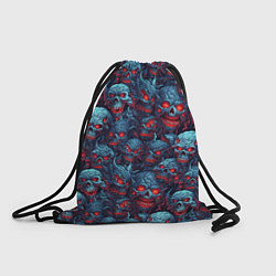 Рюкзак-мешок Monster skulls pattern, цвет: 3D-принт