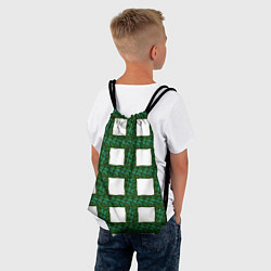 Рюкзак-мешок Зеленые змейки, цвет: 3D-принт — фото 2