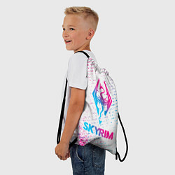 Рюкзак-мешок Skyrim neon gradient style, цвет: 3D-принт — фото 2