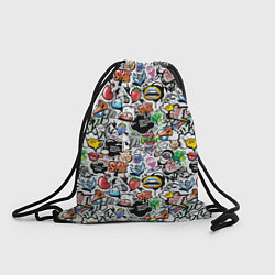 Рюкзак-мешок PopArt, цвет: 3D-принт