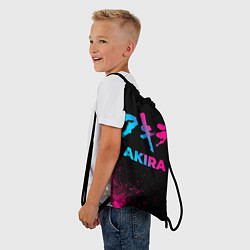 Рюкзак-мешок Akira - neon gradient, цвет: 3D-принт — фото 2