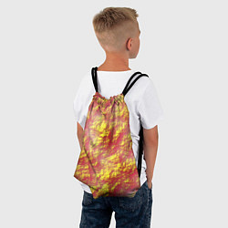 Рюкзак-мешок Золото с оранжевым, цвет: 3D-принт — фото 2