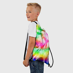 Рюкзак-мешок Красивый тай дай, цвет: 3D-принт — фото 2