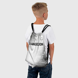 Рюкзак-мешок Evangelion glitch на светлом фоне: символ сверху, цвет: 3D-принт — фото 2