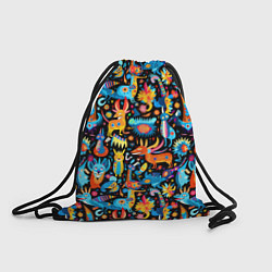 Рюкзак-мешок Космические чудики, цвет: 3D-принт