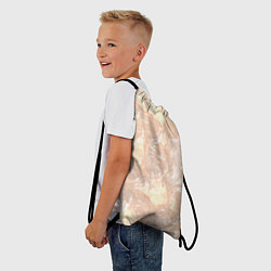 Рюкзак-мешок Бежевый вихрь, цвет: 3D-принт — фото 2