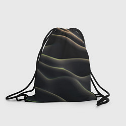 Рюкзак-мешок Объемная темная текстура, цвет: 3D-принт