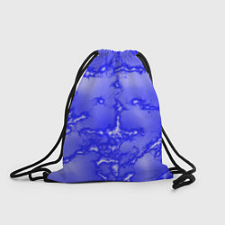 Рюкзак-мешок Темно-синий мотив, цвет: 3D-принт
