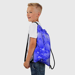 Рюкзак-мешок Темно-синий мотив, цвет: 3D-принт — фото 2