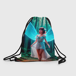 Рюкзак-мешок Девушка фея в дремучем лесу, цвет: 3D-принт