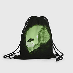Рюкзак-мешок Пещера в форме головы пришельца, цвет: 3D-принт