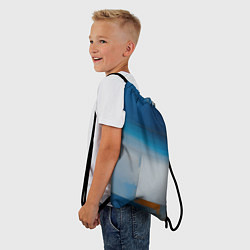 Рюкзак-мешок Синяя палитра, цвет: 3D-принт — фото 2