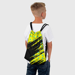 Рюкзак-мешок Гранж в стиле аниме Киберпанк, цвет: 3D-принт — фото 2