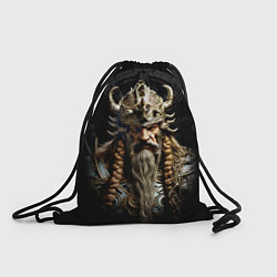 Рюкзак-мешок Викинг с косами, цвет: 3D-принт