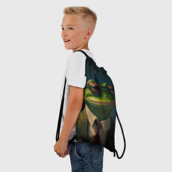 Рюкзак-мешок Лягушонок Пепе, цвет: 3D-принт — фото 2