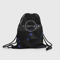 Рюкзак-мешок Starfield black stars, цвет: 3D-принт
