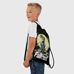 Рюкзак-мешок Fallout boy, цвет: 3D-принт — фото 2
