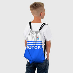 Рюкзак-мешок ФК Ротор - синии линии, цвет: 3D-принт — фото 2