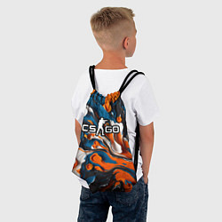 Рюкзак-мешок Мазки краски - CS GO, цвет: 3D-принт — фото 2