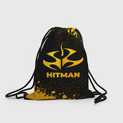 Рюкзак-мешок Hitman - gold gradient, цвет: 3D-принт