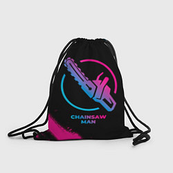 Рюкзак-мешок Chainsaw Man - neon gradient, цвет: 3D-принт