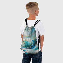 Рюкзак-мешок Штормовые волны океана, цвет: 3D-принт — фото 2