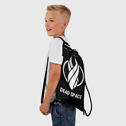 Рюкзак-мешок Dead Space glitch на темном фоне, цвет: 3D-принт — фото 2