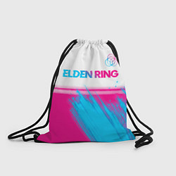 Рюкзак-мешок Elden Ring neon gradient style: символ сверху, цвет: 3D-принт