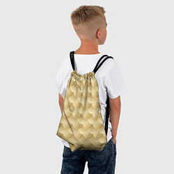 Рюкзак-мешок Золотая чешуя, цвет: 3D-принт — фото 2