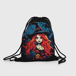 Рюкзак-мешок Ведьма с красными волосами, цвет: 3D-принт