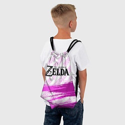 Рюкзак-мешок Zelda pro gaming: символ сверху, цвет: 3D-принт — фото 2