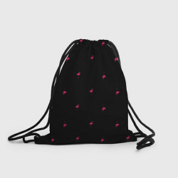 Рюкзак-мешок Розовый фламинго патерн, цвет: 3D-принт