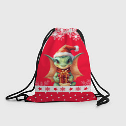 Рюкзак-мешок Дракон с подарком - 2024, цвет: 3D-принт