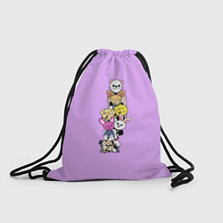 Рюкзак-мешок Skzoo друг за другом, цвет: 3D-принт