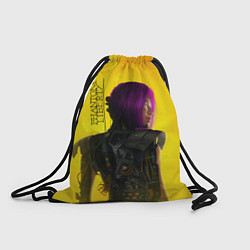 Рюкзак-мешок Cyberpunk 2077: Songbird, цвет: 3D-принт