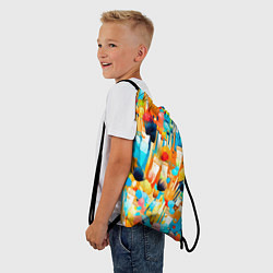 Рюкзак-мешок Кисти художника, цвет: 3D-принт — фото 2