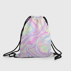 Рюкзак-мешок Абстракция розовая плазма, цвет: 3D-принт