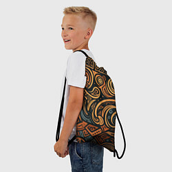 Рюкзак-мешок Узор в викингском стиле, цвет: 3D-принт — фото 2