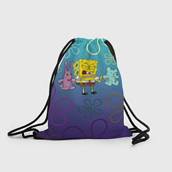Рюкзак-мешок Spongebob workout, цвет: 3D-принт