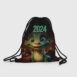 Рюкзак-мешок 2024 символ года, цвет: 3D-принт